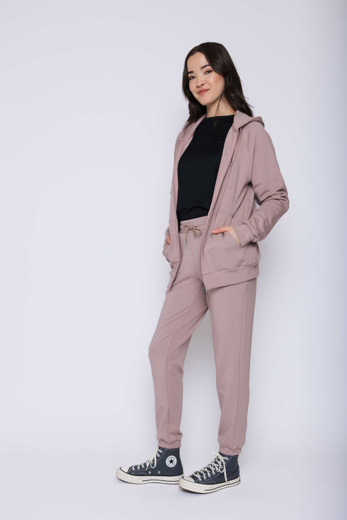 Tina-Luxe Fleece Oversized Zip Hoody